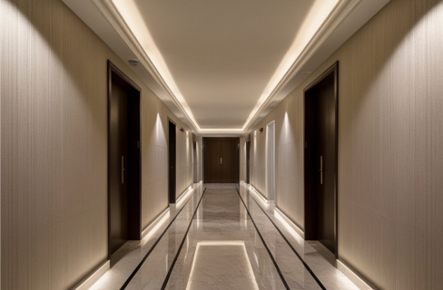 interior commercial painting hotel